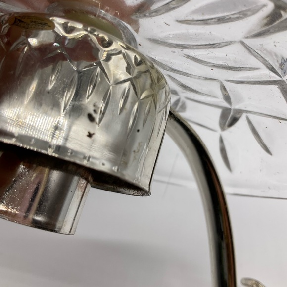 TRIUMPH LEAD CRYSTAL CANDLE LAMP MADE IN GERMANY - Picture 3 of 10